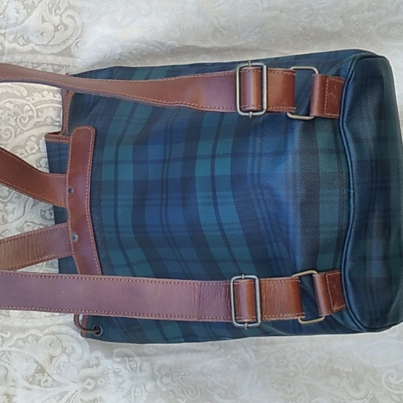 Vintage Polo by Ralph Lauren Plaid Large Backpack - Picture 3 of 10